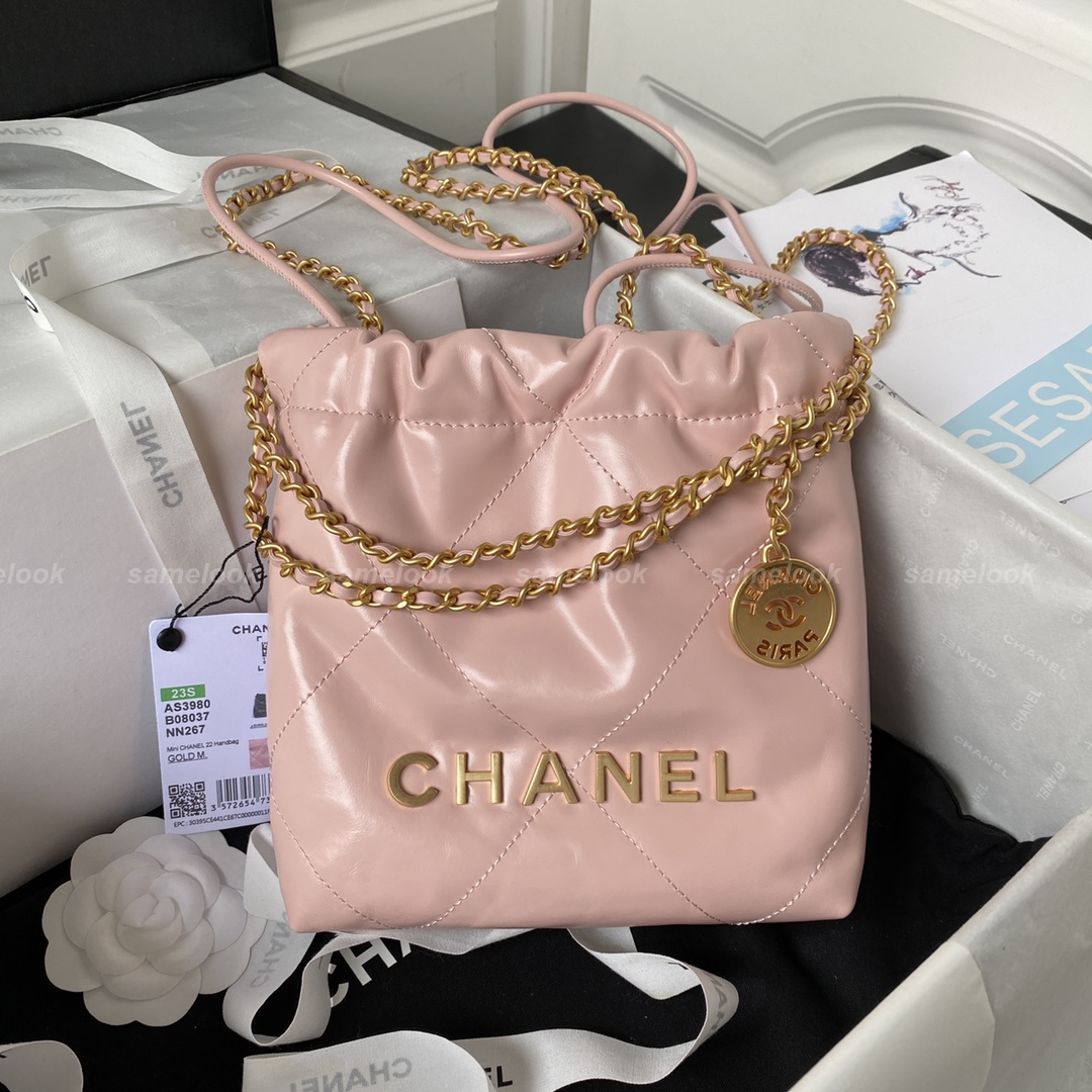샤넬 22백 미니 램스킨